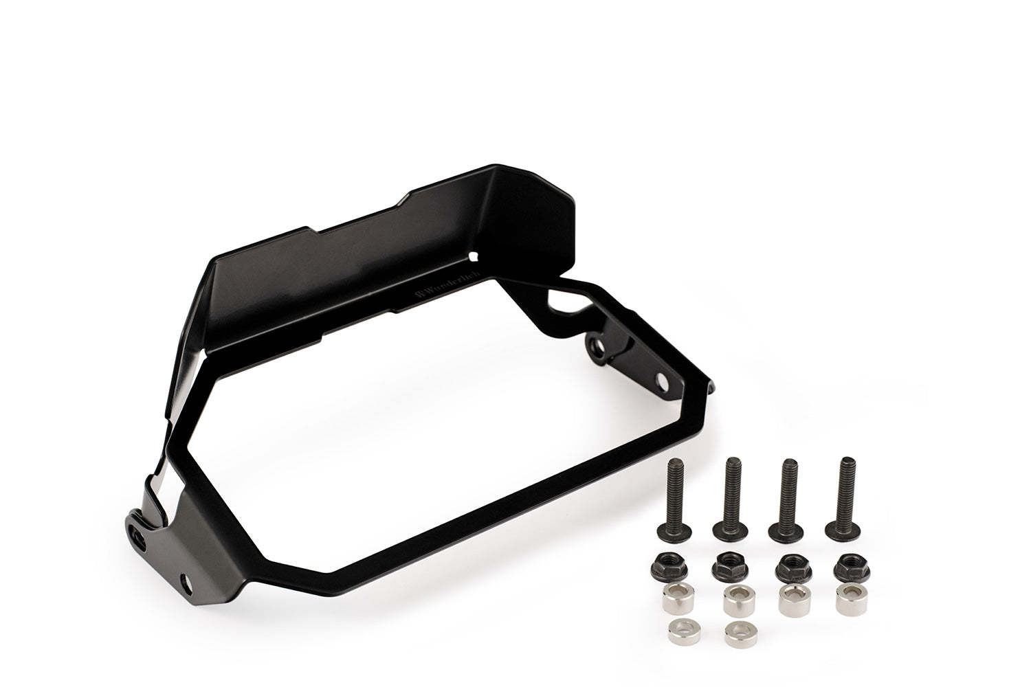 Wunderlich TFT Display Theft Protection with Integrated Anti-glare Shield | Black - Pyramid Motorcycle Accessories