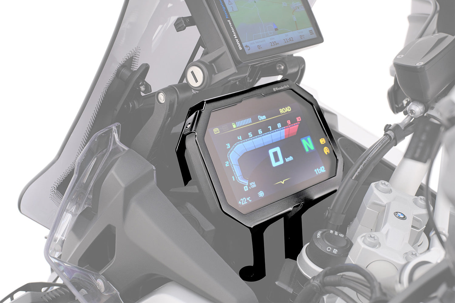 Wunderlich TFT Display Anti-theft Protection with Sun Visor Preparation | F 900 R - Pyramid Motorcycle Accessories