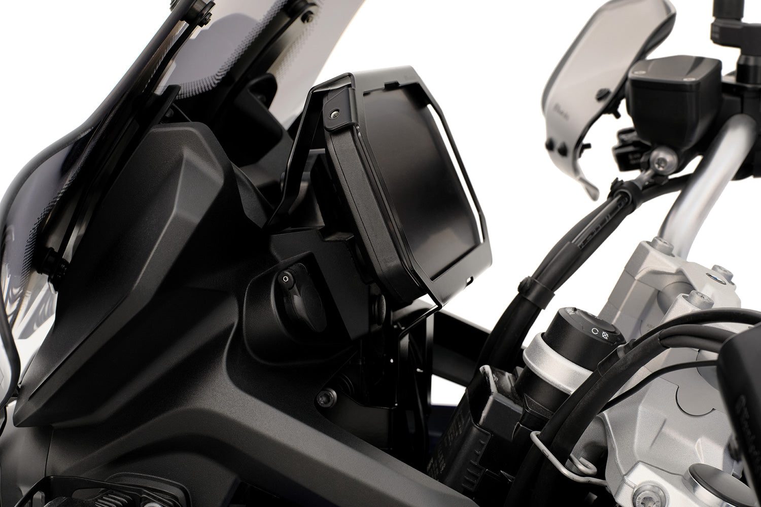 Wunderlich TFT Display Anti-theft Protection with Sun Visor Preparation | F 900 R - Pyramid Motorcycle Accessories