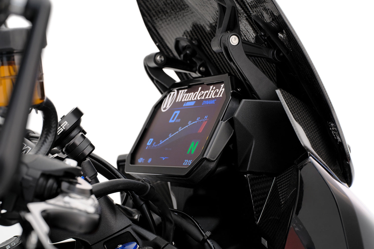 Wunderlich TFT Display Theft Protection | Black | BMW R 1250 RS - Pyramid Motorcycle Accessories
