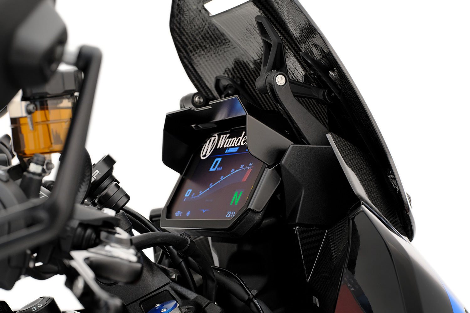 Wunderlich TFT Display Theft Protection | Black | BMW R 1250 RS - Pyramid Motorcycle Accessories