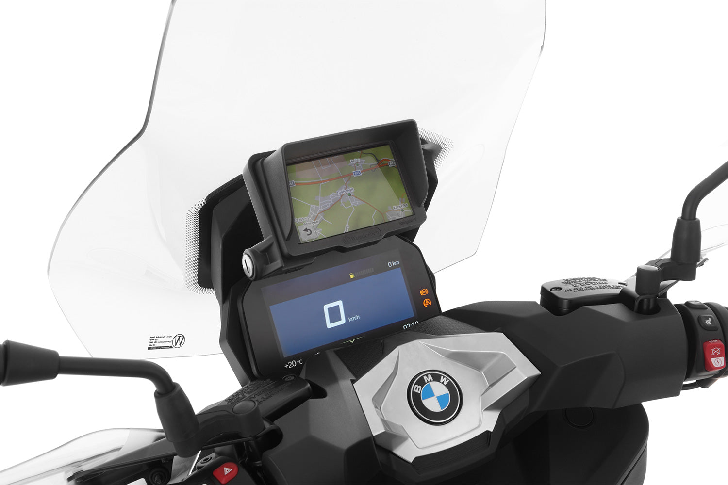 Wunderlich Base Holder For Original Navigator | C 400 GT - Pyramid Motorcycle Accessories