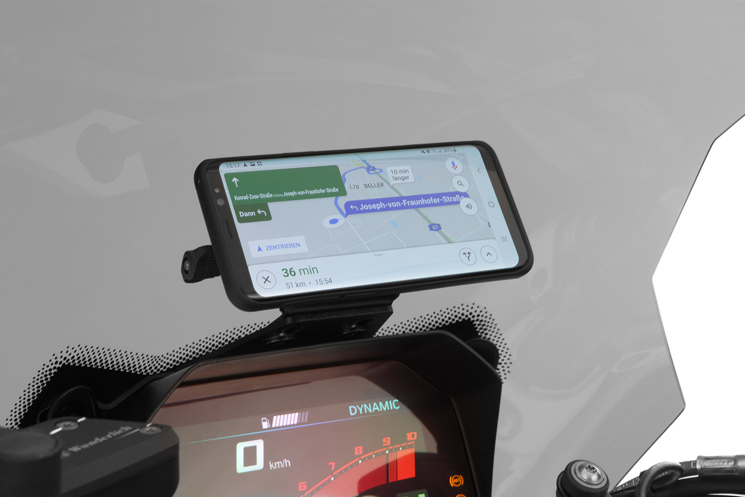 Wunderlich Universal Device Carrier | Black - Pyramid Motorcycle Accessories