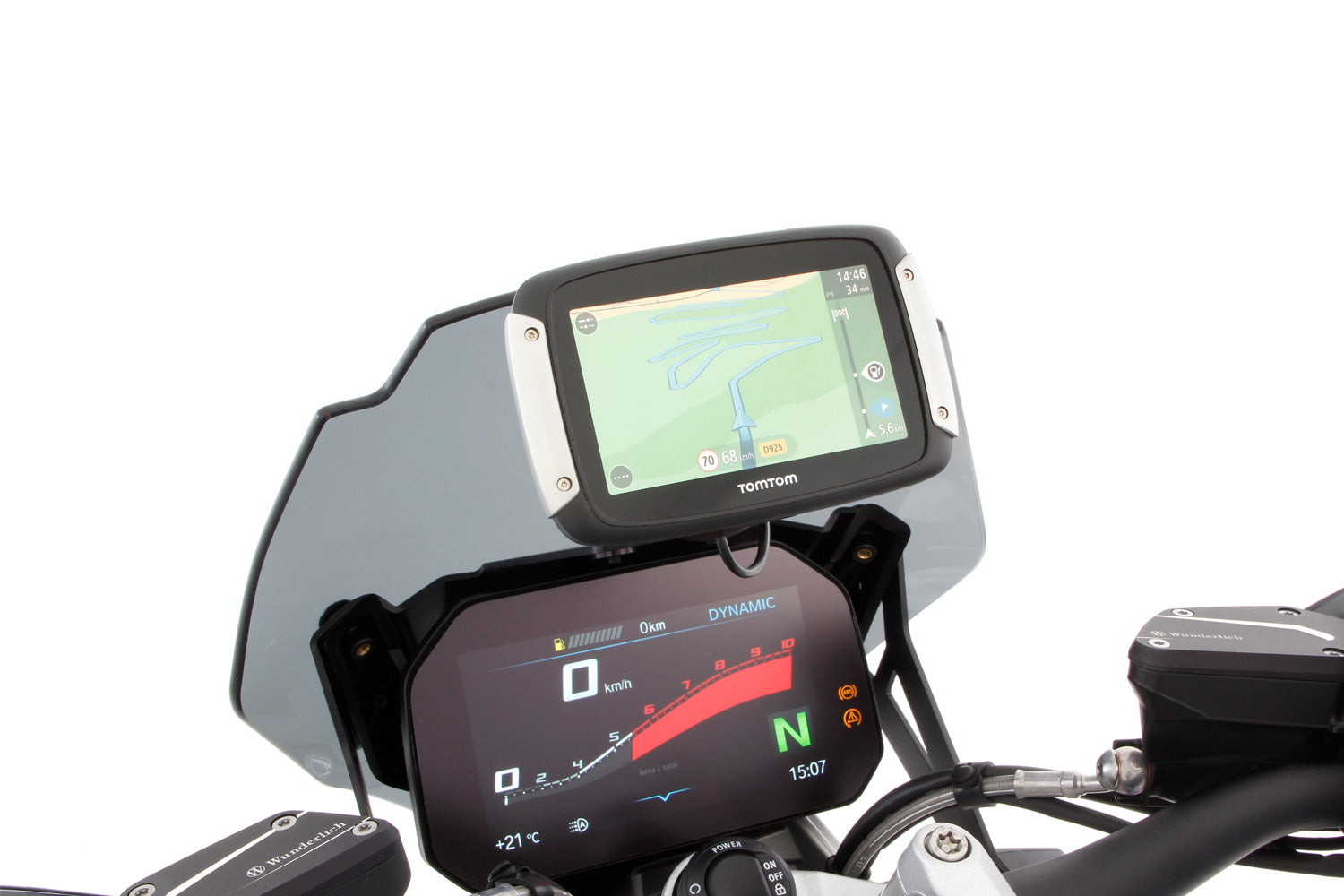 Wunderlich Universal Device Carrier | Black | BMW R 1250 RT - Pyramid Motorcycle Accessories