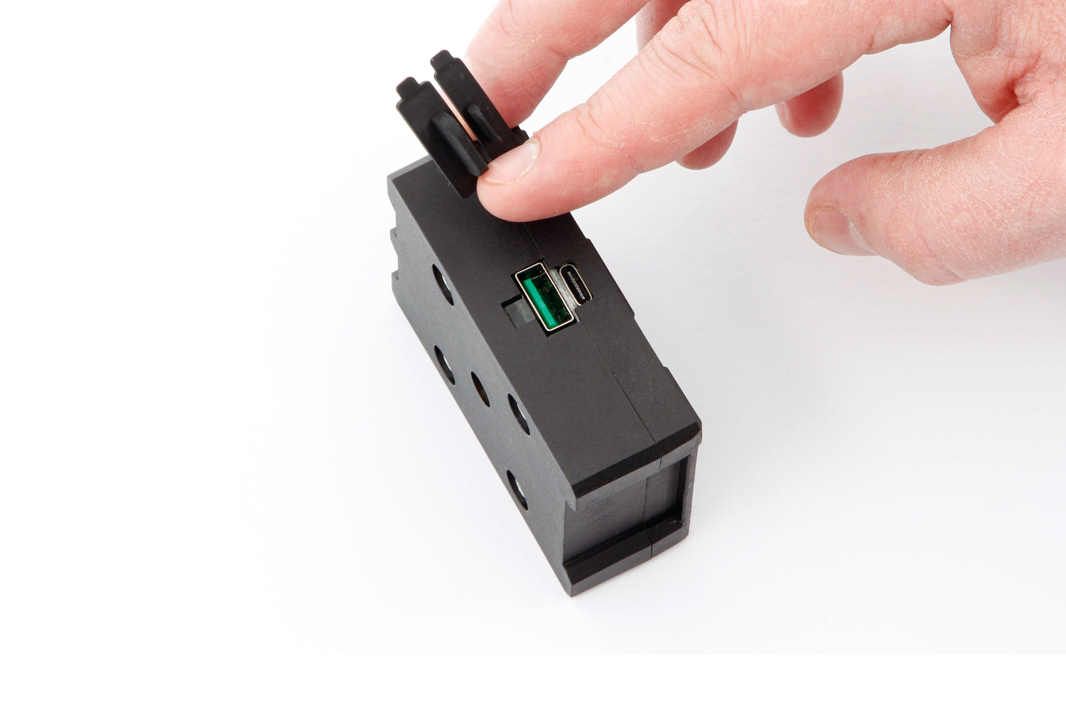Wunderlich Usb Charging Box SP Connect | Black | BMW R nineT - Pyramid Motorcycle Accessories