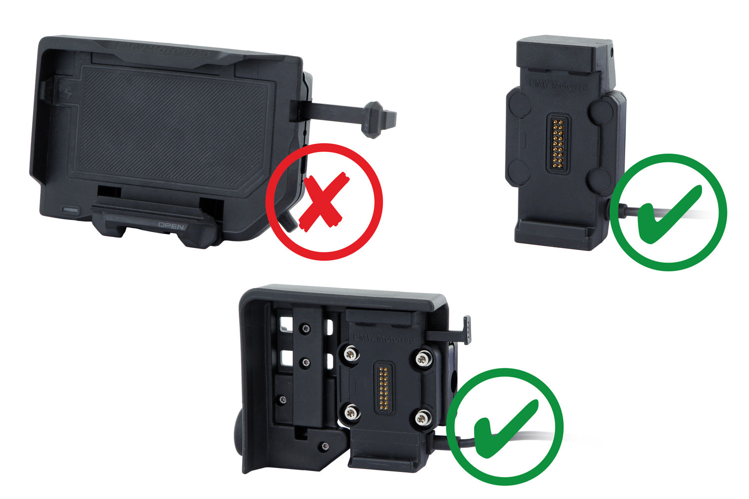 Wunderlich Usb Charging Box Sp Connect Anti Vibration Module | Black - Pyramid Motorcycle Accessories