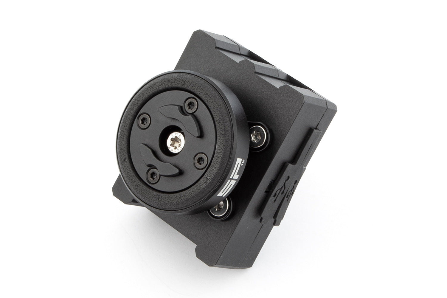 Wunderlich Usb Charging Box Multiclamp | Black | BMW R nineT - Pyramid Motorcycle Accessories