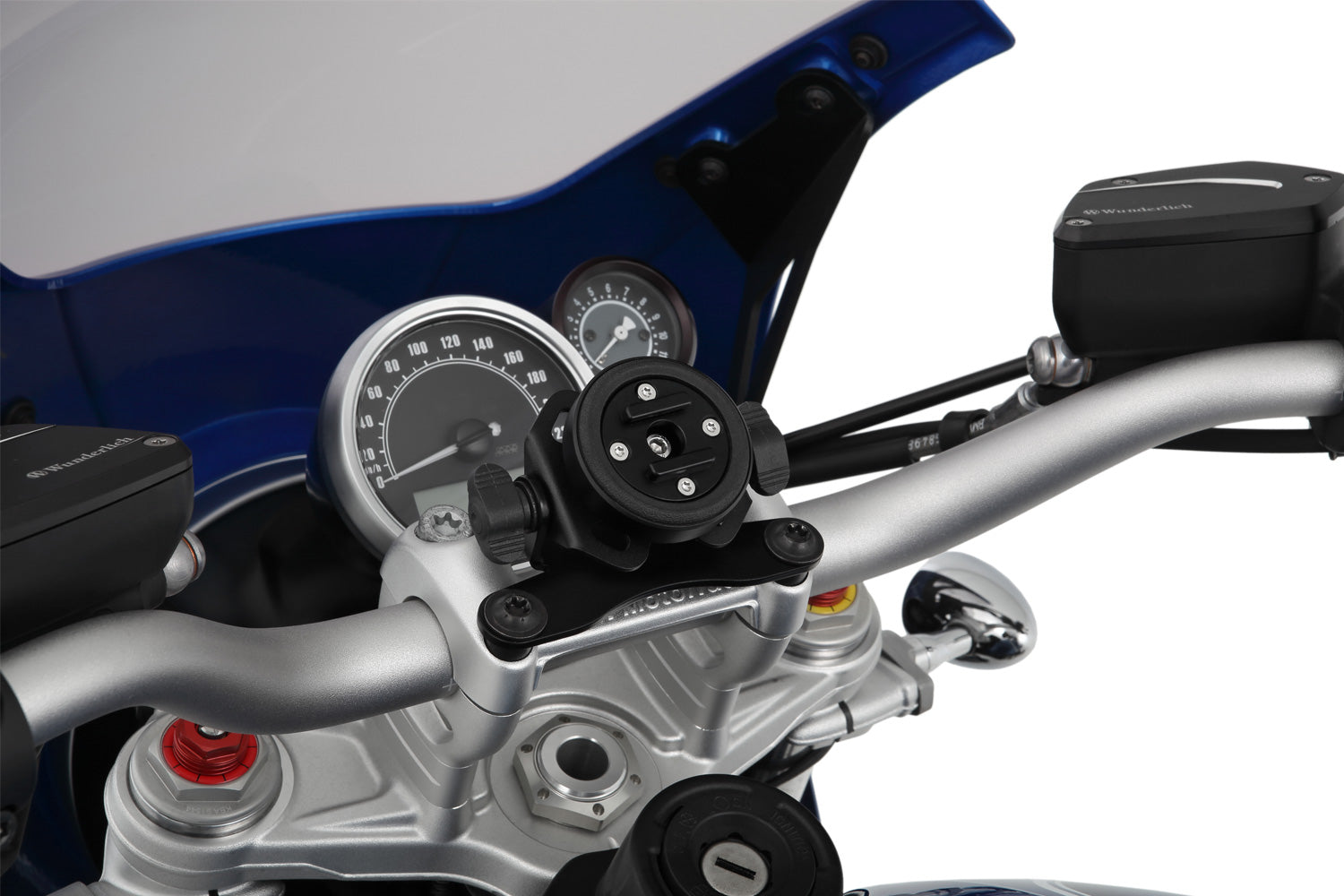 Wunderlich Navigation Holder For Equipment Carrier Universal | Black | BMW R nineT - Pyramid Motorcycle Accessories