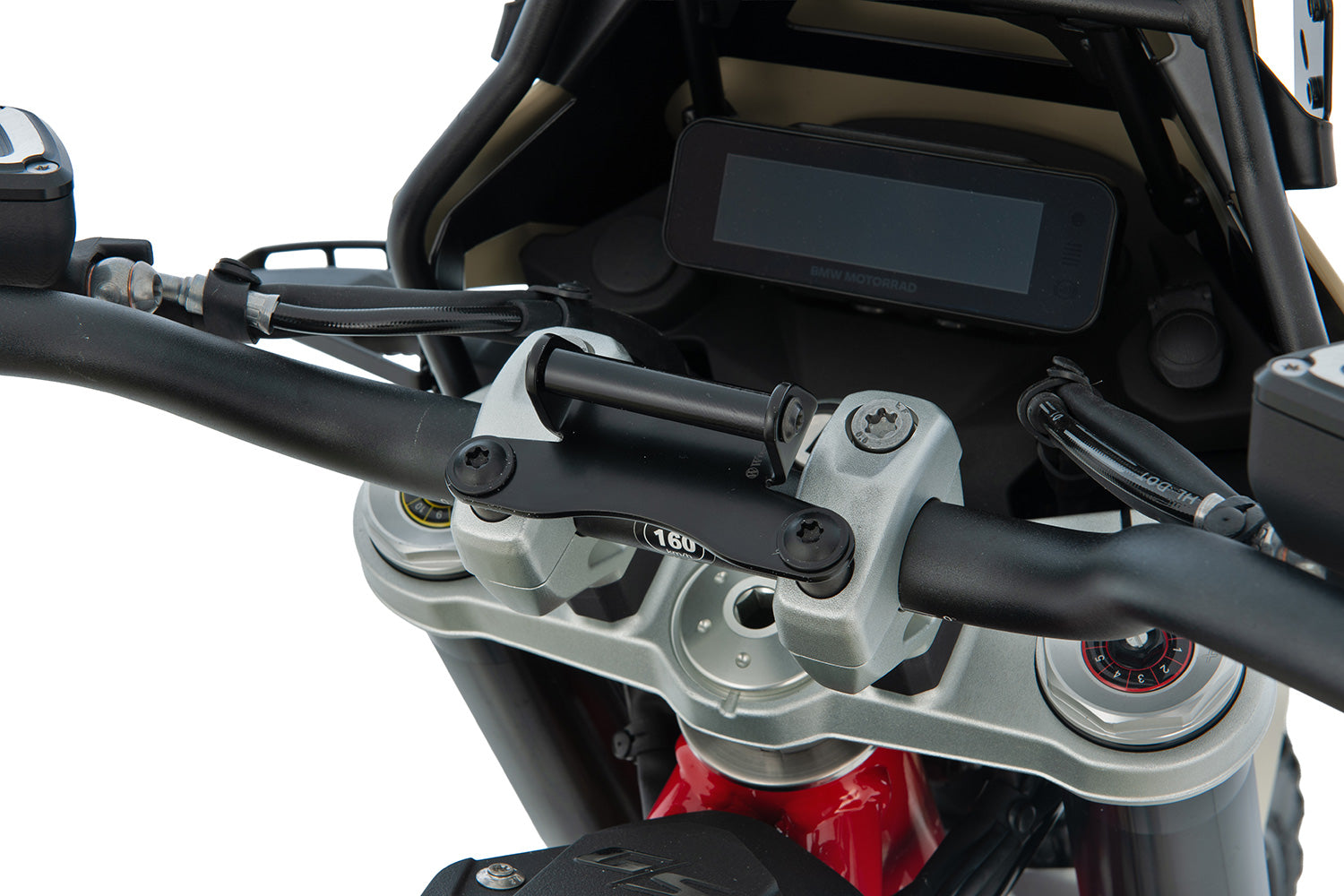 Wunderlich Multiclamp Smartphone Holder | Black | BMW R nineT - Pyramid Motorcycle Accessories