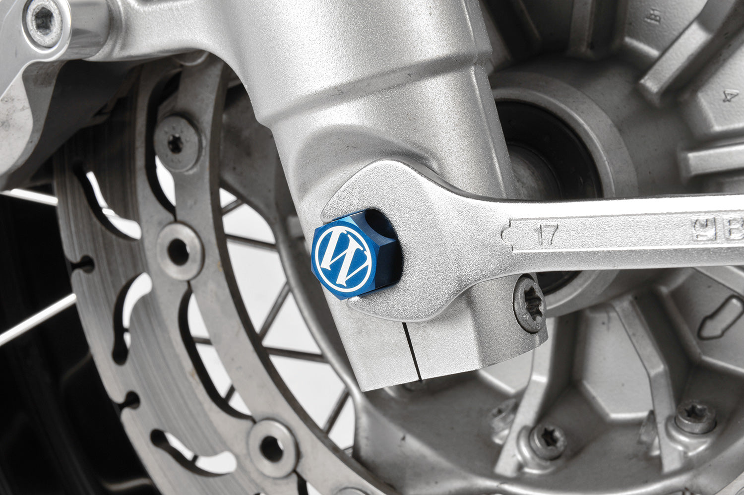 Wunderlich Axle Tool | Multi-Tool | Blue - Pyramid Motorcycle Accessories