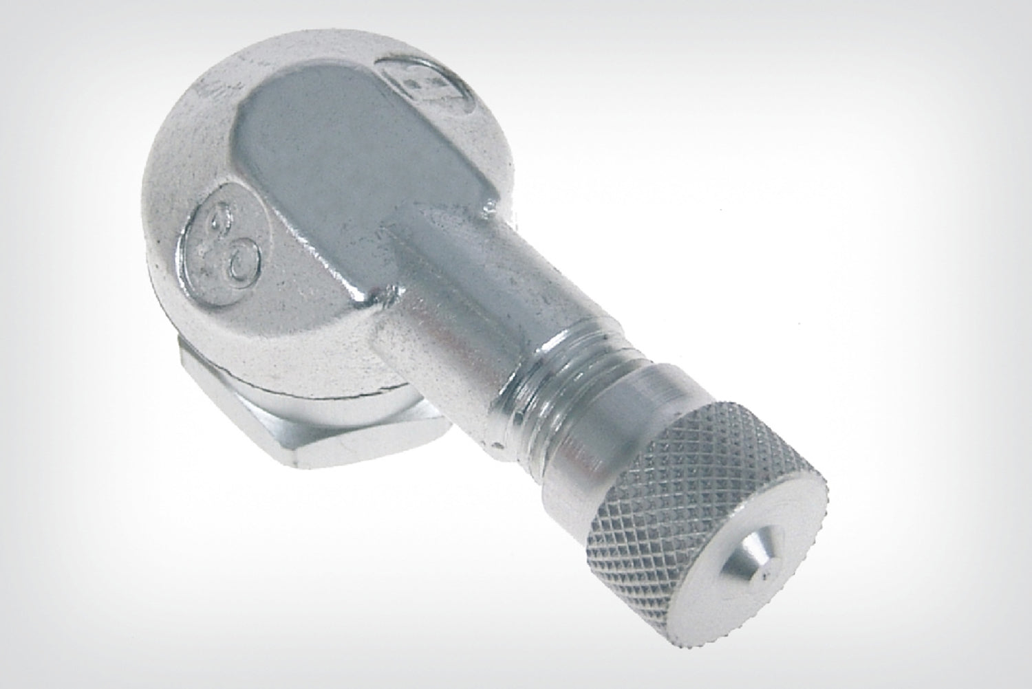 Wunderlich Angle Valve Piece | Silver - Pyramid Motorcycle Accessories
