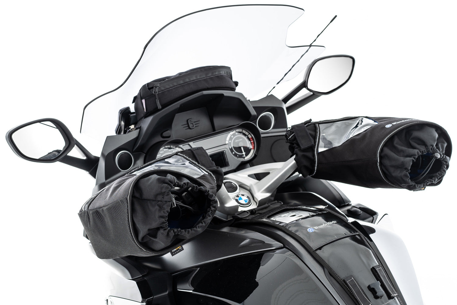 Wunderlich Handlebar Muffs Set | Black | BMW R nineT - Pyramid Motorcycle Accessories