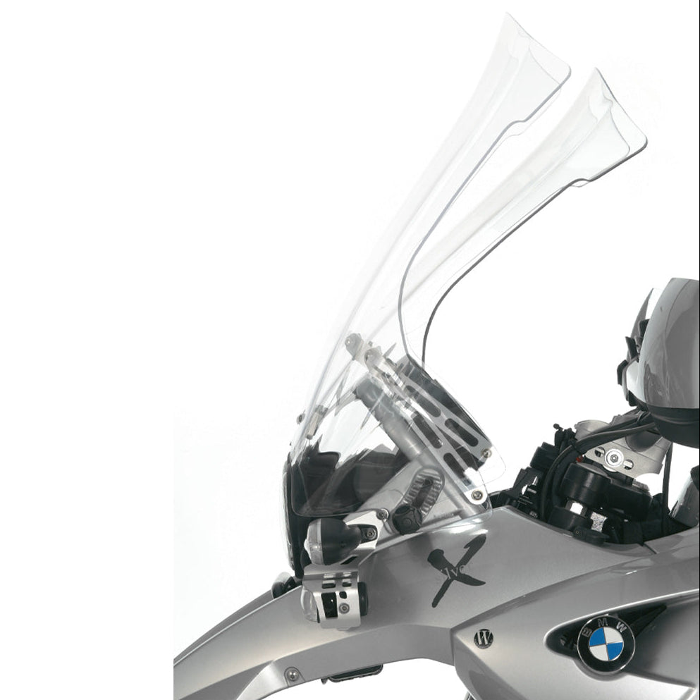 Wunderlich Windshield Marathon Carrier Short 115mm | Light Smoke | BMW F 750 GS - Pyramid Motorcycle Accessories