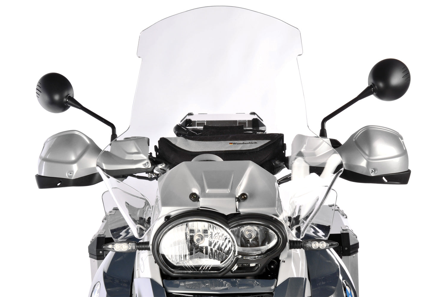 Wunderlich Windshield Marathon Carrier Short 115mm | Light Smoke | BMW F 750 GS - Pyramid Motorcycle Accessories