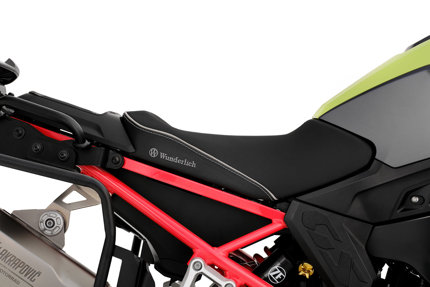 Wunderlich Aktivkomfort Solo Rider Seat | F 900 GS | Black - Pyramid Motorcycle Accessories