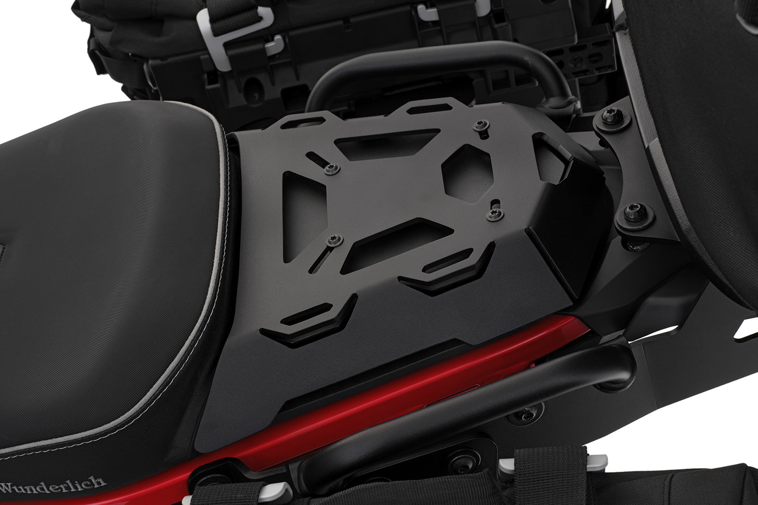 Wunderlich Universal Holder For Luggage Racks | Black | BMW R 1250 GS Adventure - Pyramid Motorcycle Accessories