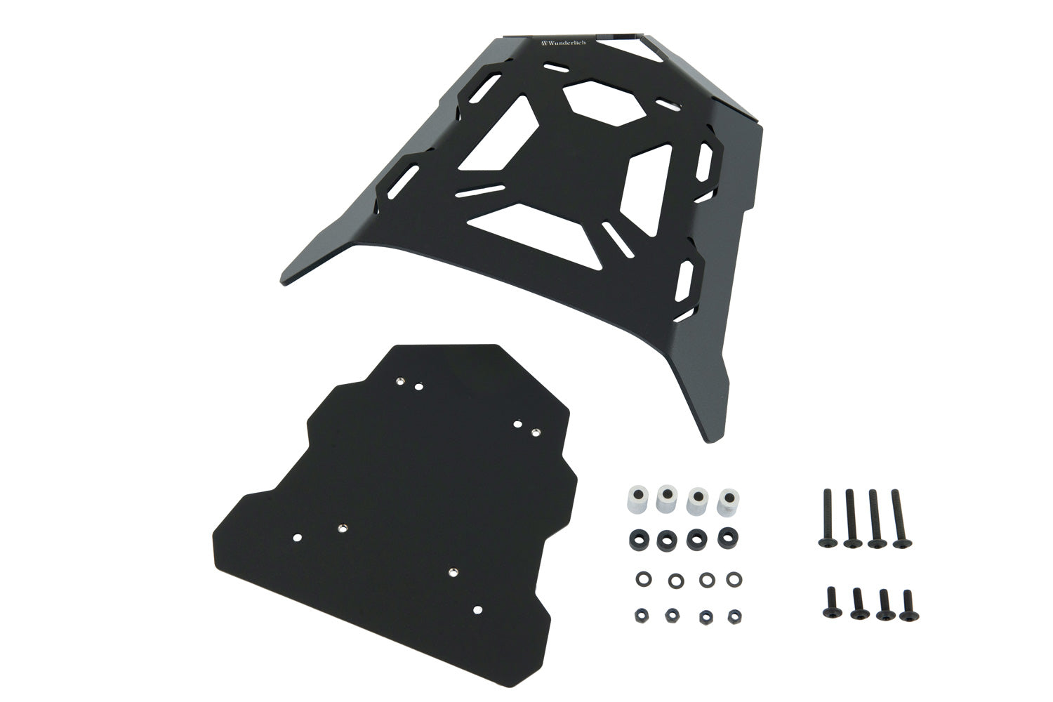 Wunderlich Universal Holder For Luggage Racks | Black | BMW R 1250 GS Adventure - Pyramid Motorcycle Accessories