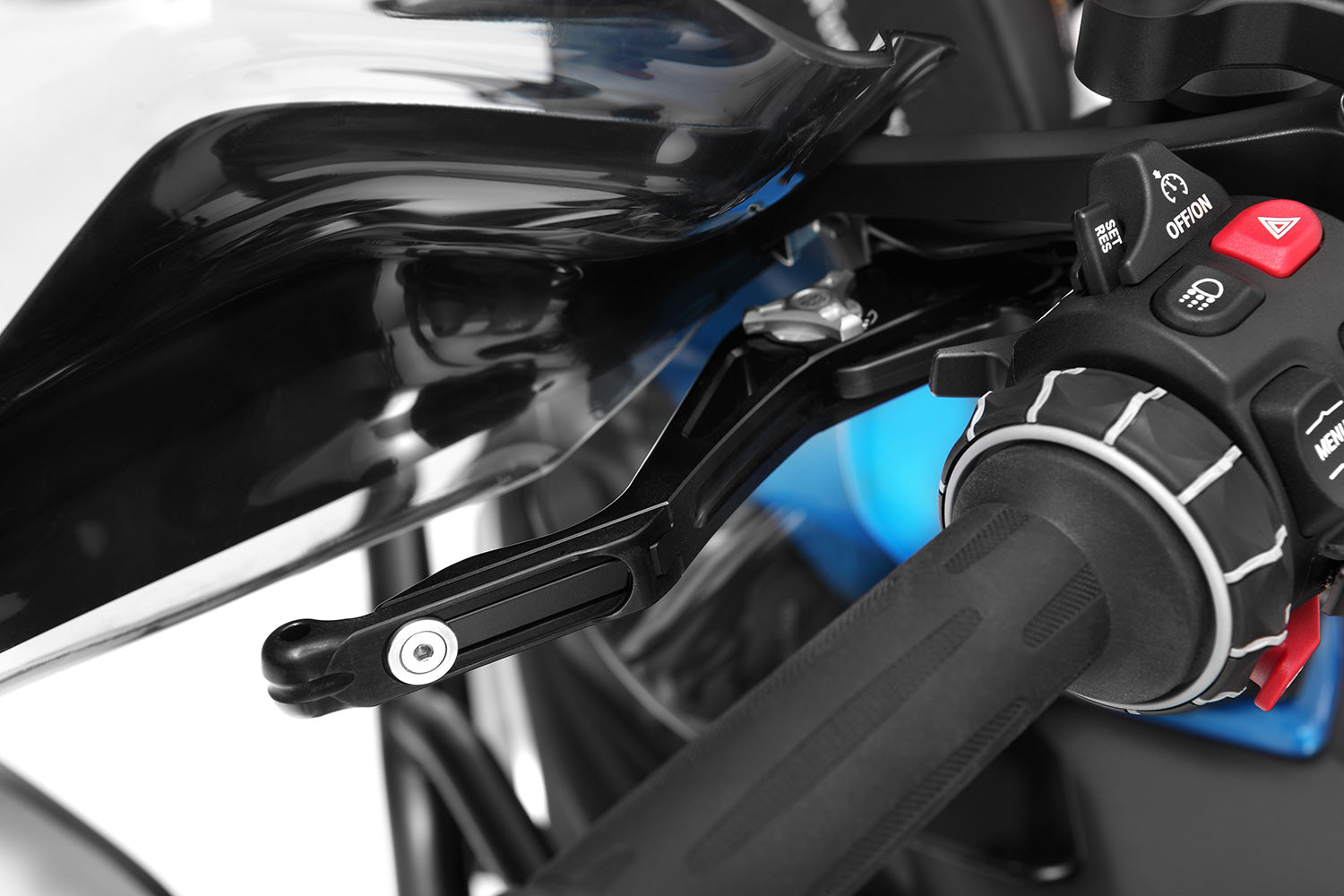 Wunderlich Variolever Adjustable Clutch Lever | Black - Pyramid Motorcycle Accessories