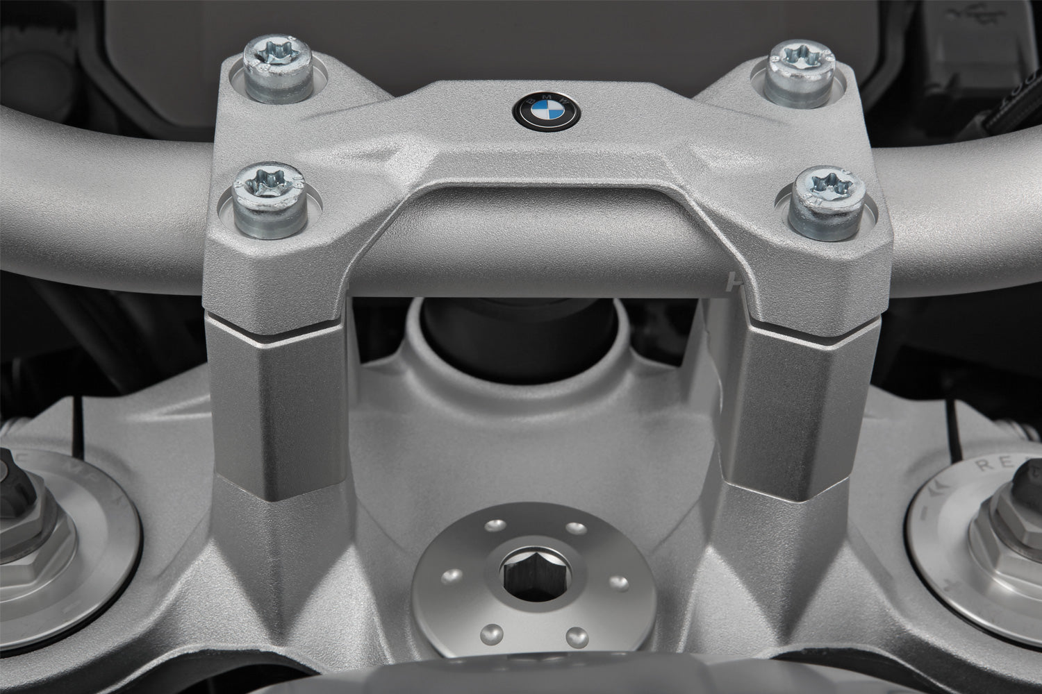 Wunderlich Handlebar Riser Ergo 40mm | Silver | BMW R 12 - Pyramid Motorcycle Accessories