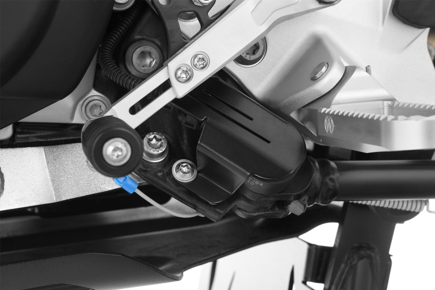 Wunderlich Side Stand Sensor Guard | Black | BMW F 900 GS - Pyramid Motorcycle Accessories