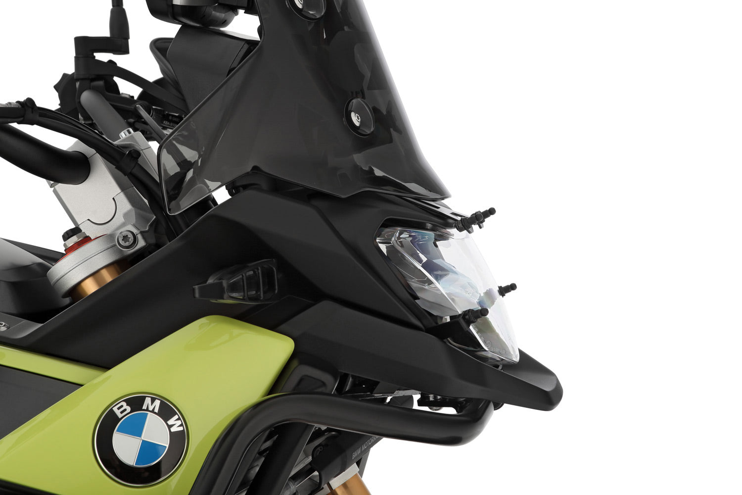 Wunderlich Headlight Protector without Screen Reinforcement Bracket | Black | BMW F 750 GS - Pyramid Motorcycle Accessories