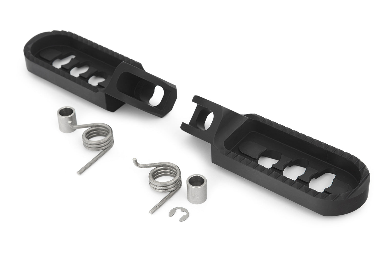 Wunderlich Lower Footrests Ergo-Comfort | Black | BMW R 1300 GS - Pyramid Motorcycle Accessories