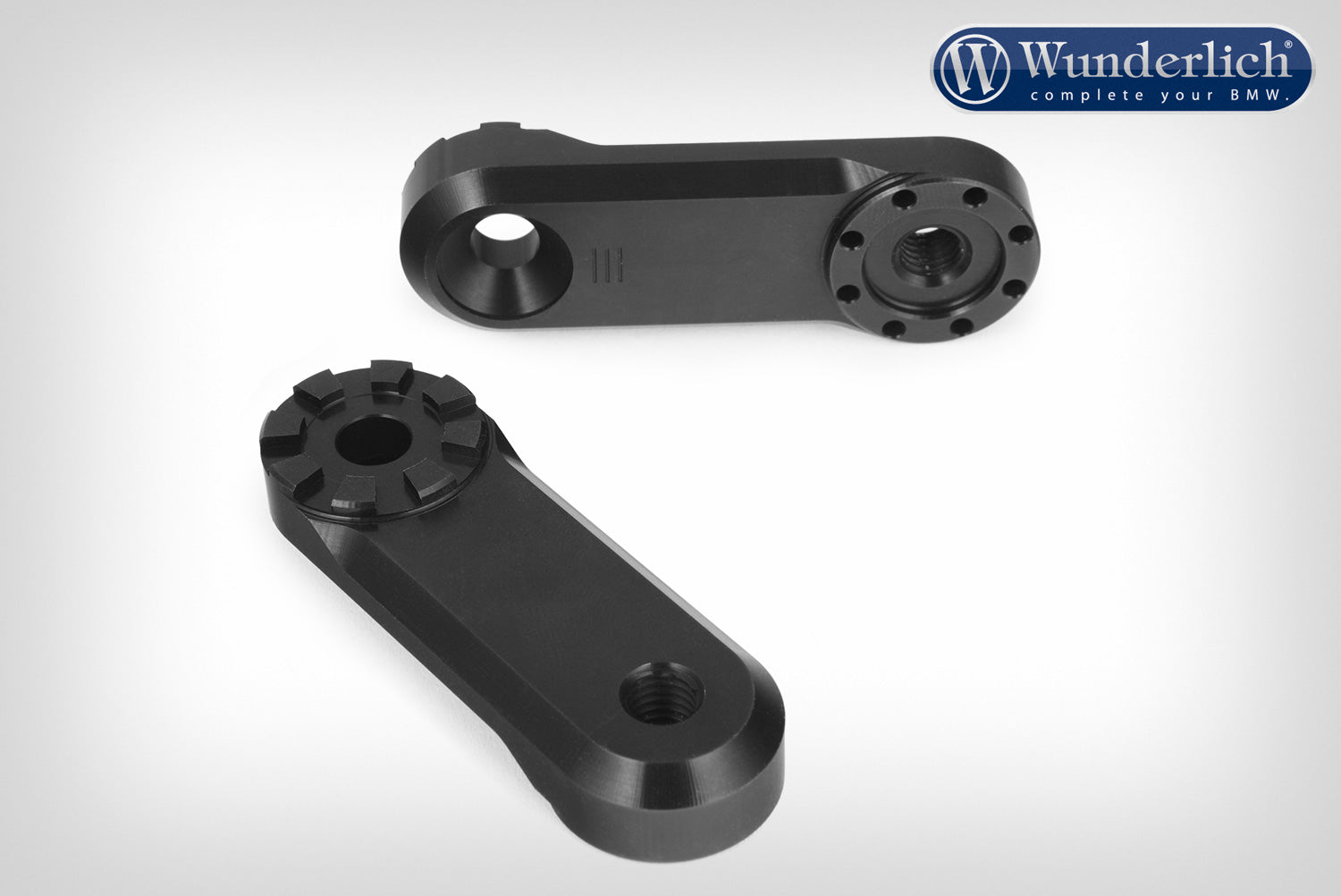 Wunderlich Vario Adapter Evo1 Pair 30mm | Black | BMW R nineT - Pyramid Motorcycle Accessories