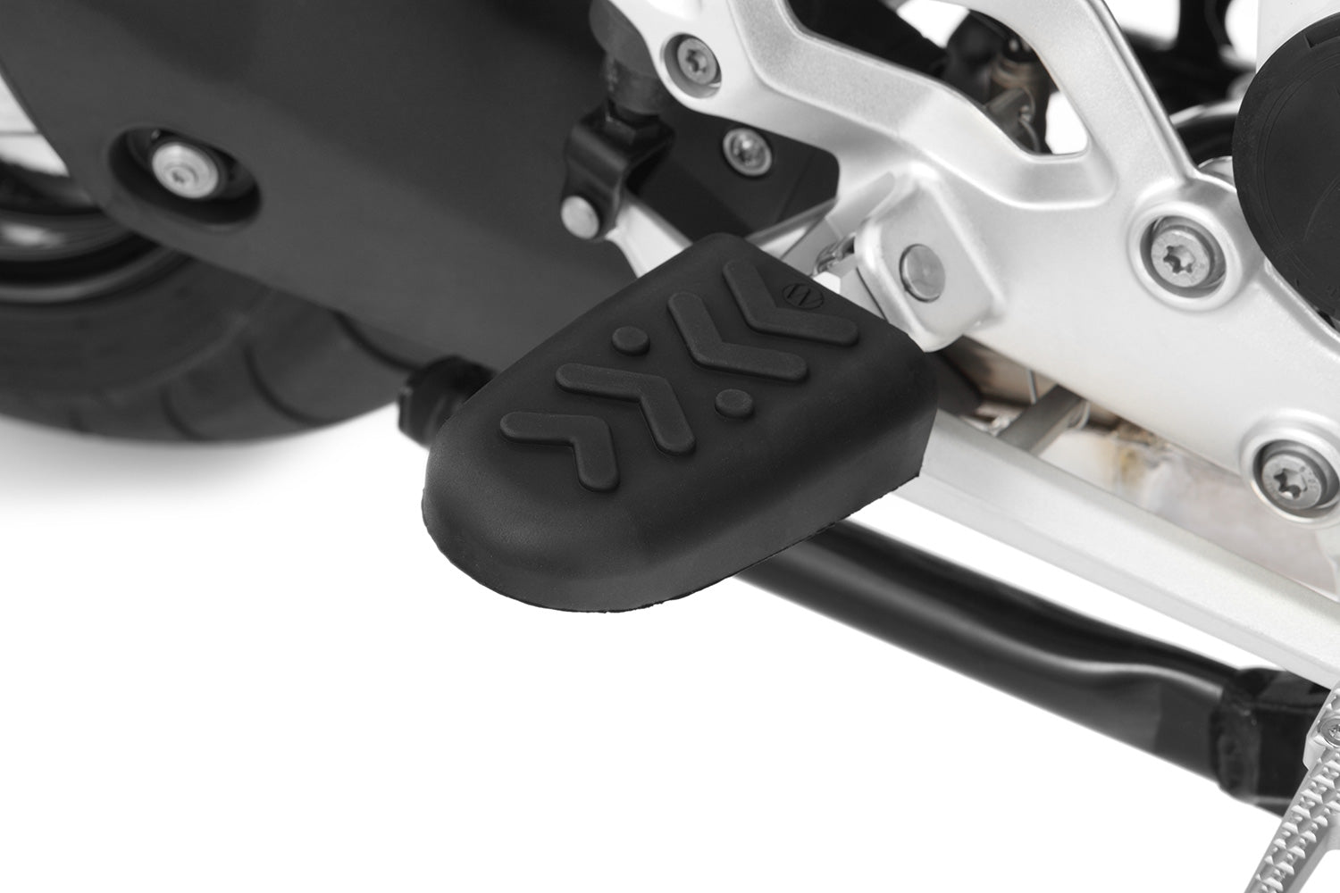 Wunderlich Lean Angle Indicators For Original Footrests | R 1300 Gs | Silver - Pyramid Motorcycle Accessories