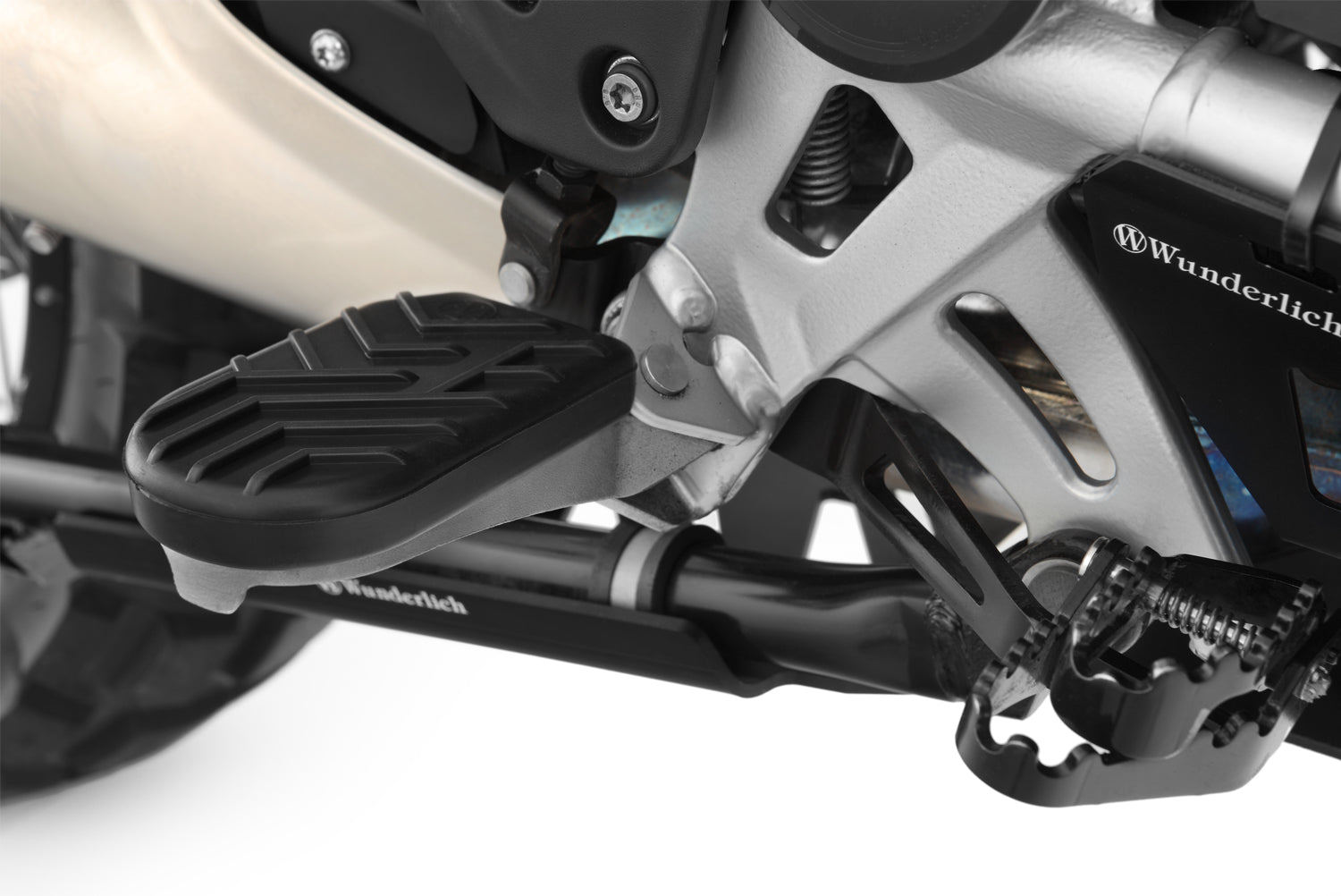 Wunderlich Footrest Pad Set | Black - Pyramid Motorcycle Accessories