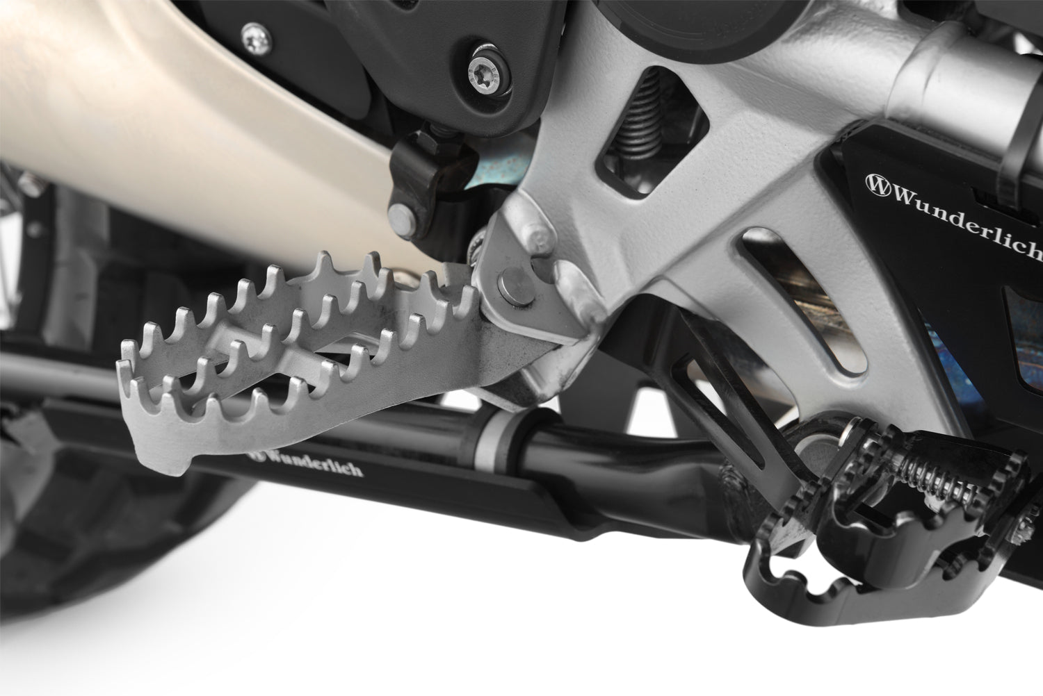 Wunderlich Footrest Pad Set | Black - Pyramid Motorcycle Accessories