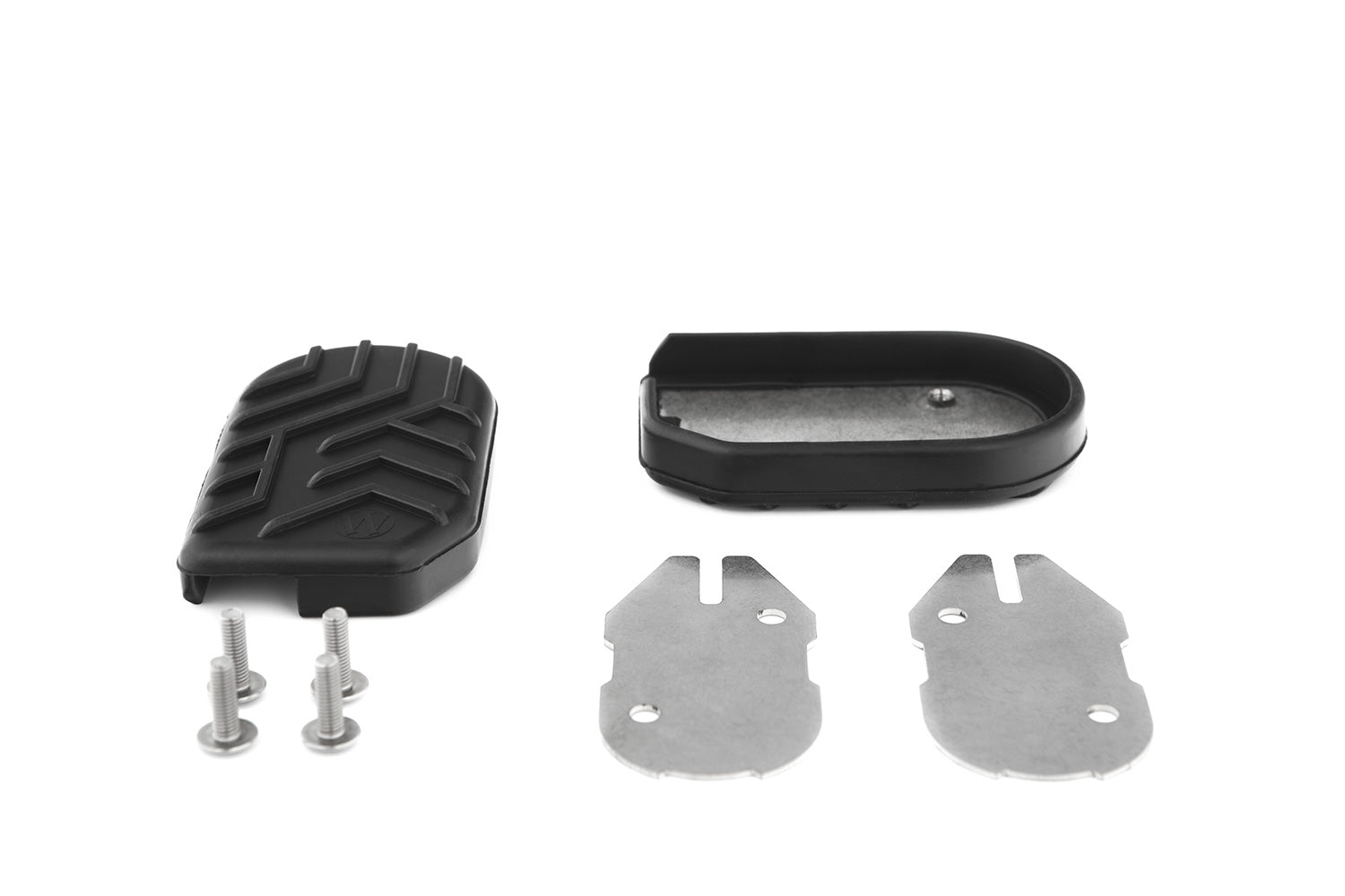 Wunderlich Footrest Pad Set | Black - Pyramid Motorcycle Accessories