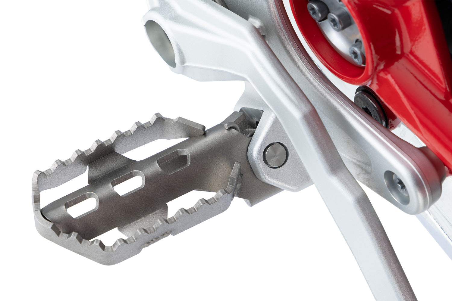 Wunderlich Ultimate Footpegs Set | Silver - Pyramid Motorcycle Accessories