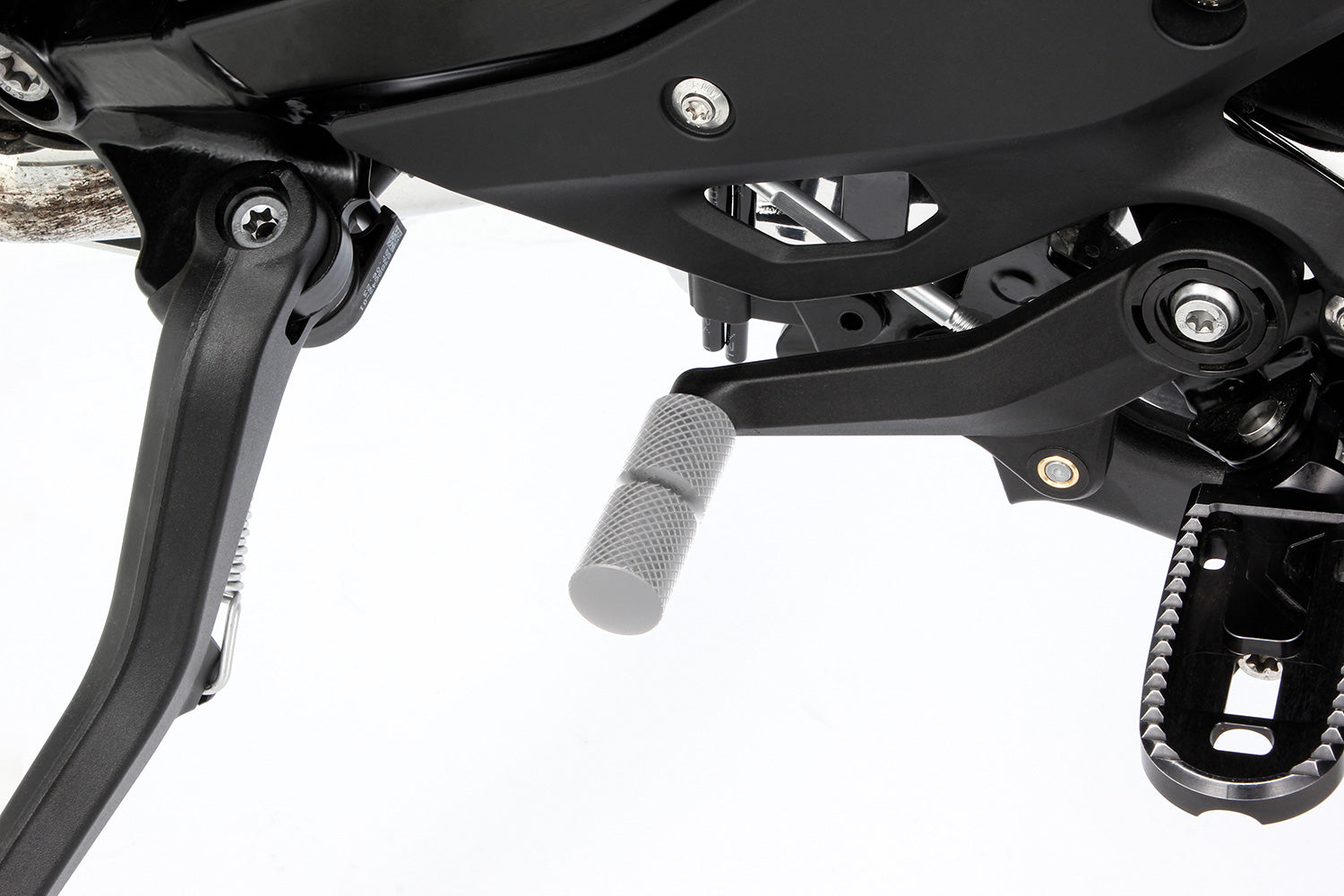 Wunderlich Gear and Brake Lever Extension Offroad | Silver | BMW R nineT - Pyramid Motorcycle Accessories