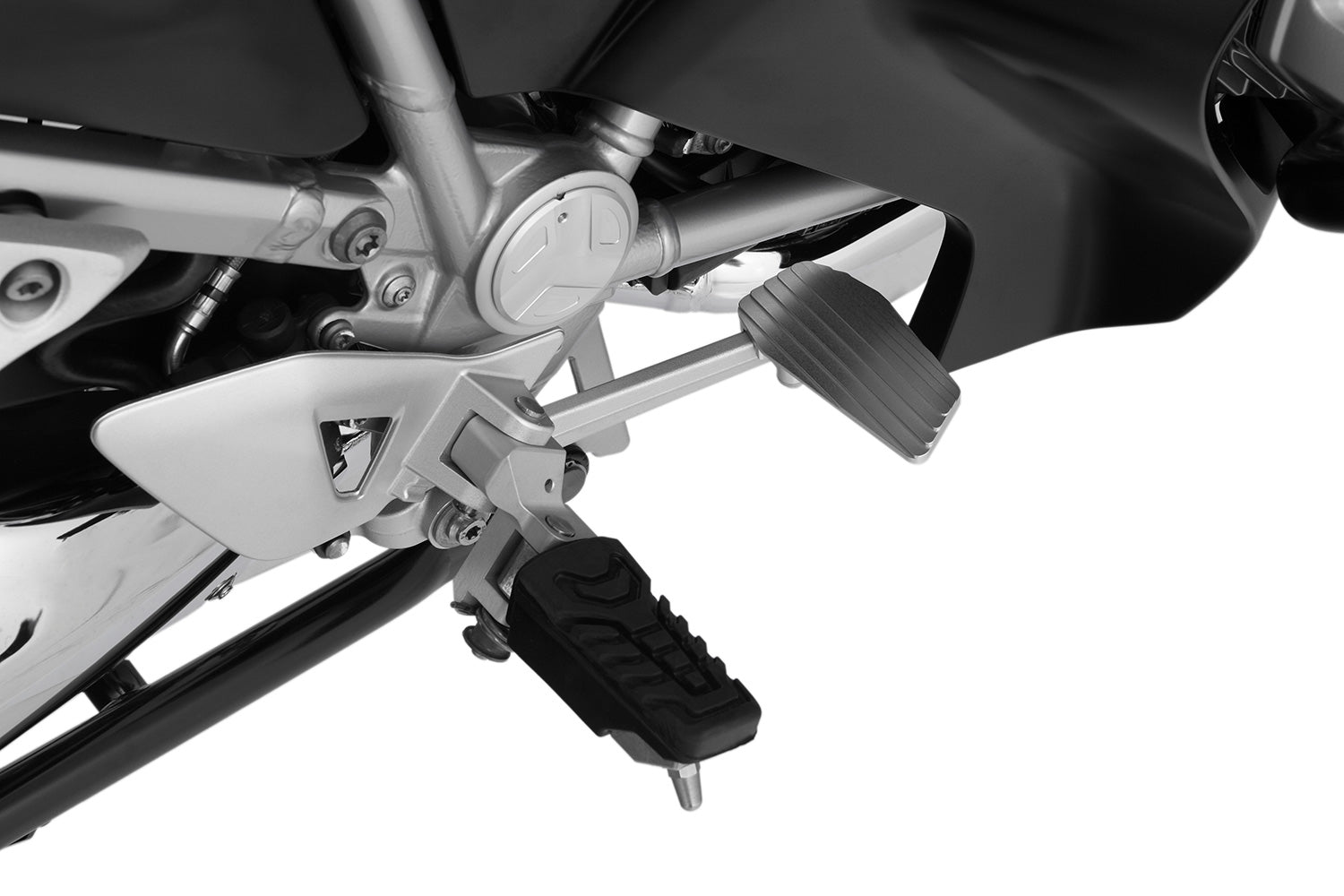 Wunderlich Brake Lever Enlargement | F 750 GS | Silver - Pyramid Motorcycle Accessories