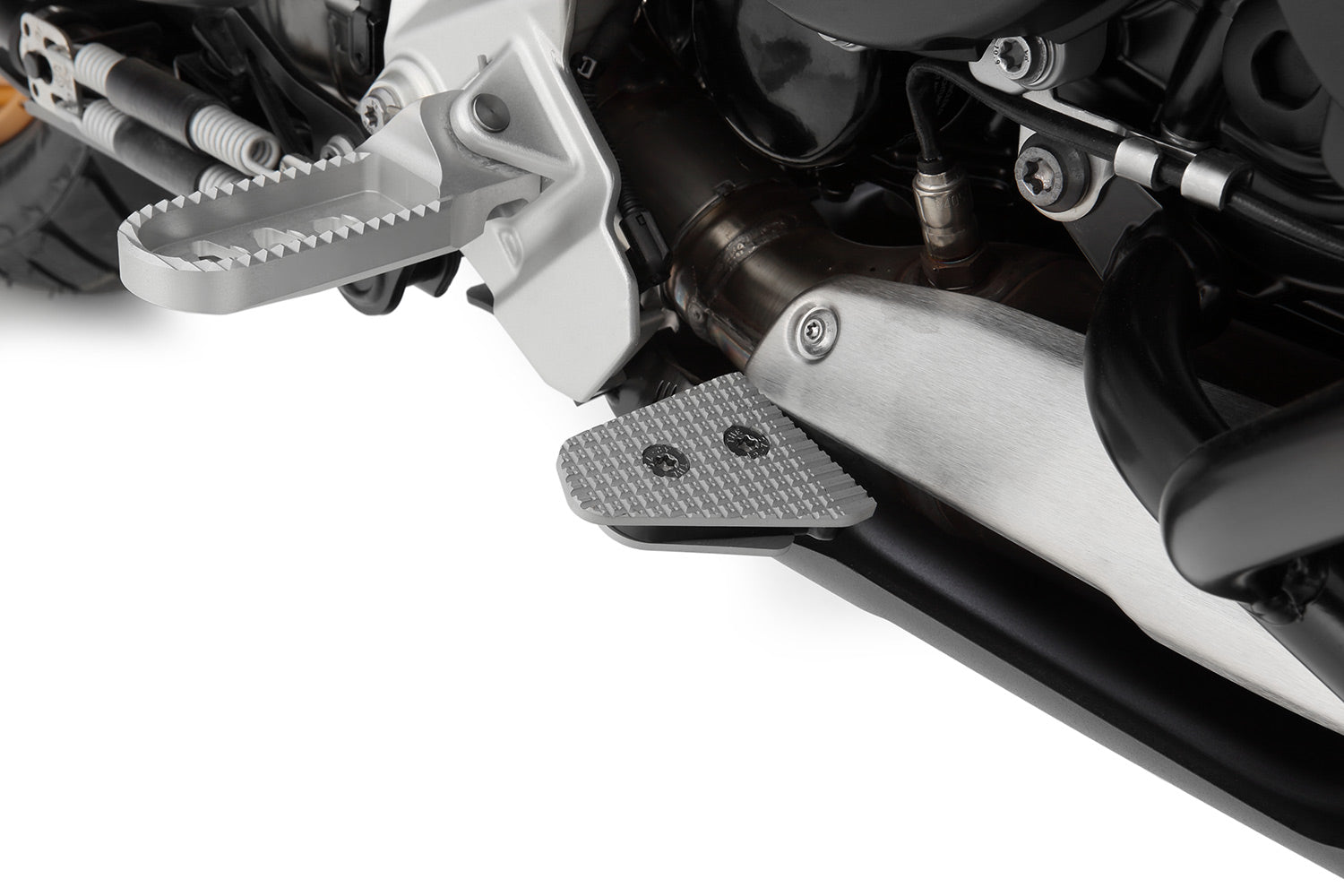 Wunderlich Brake Lever Enlargement | F 750 GS | Silver - Pyramid Motorcycle Accessories