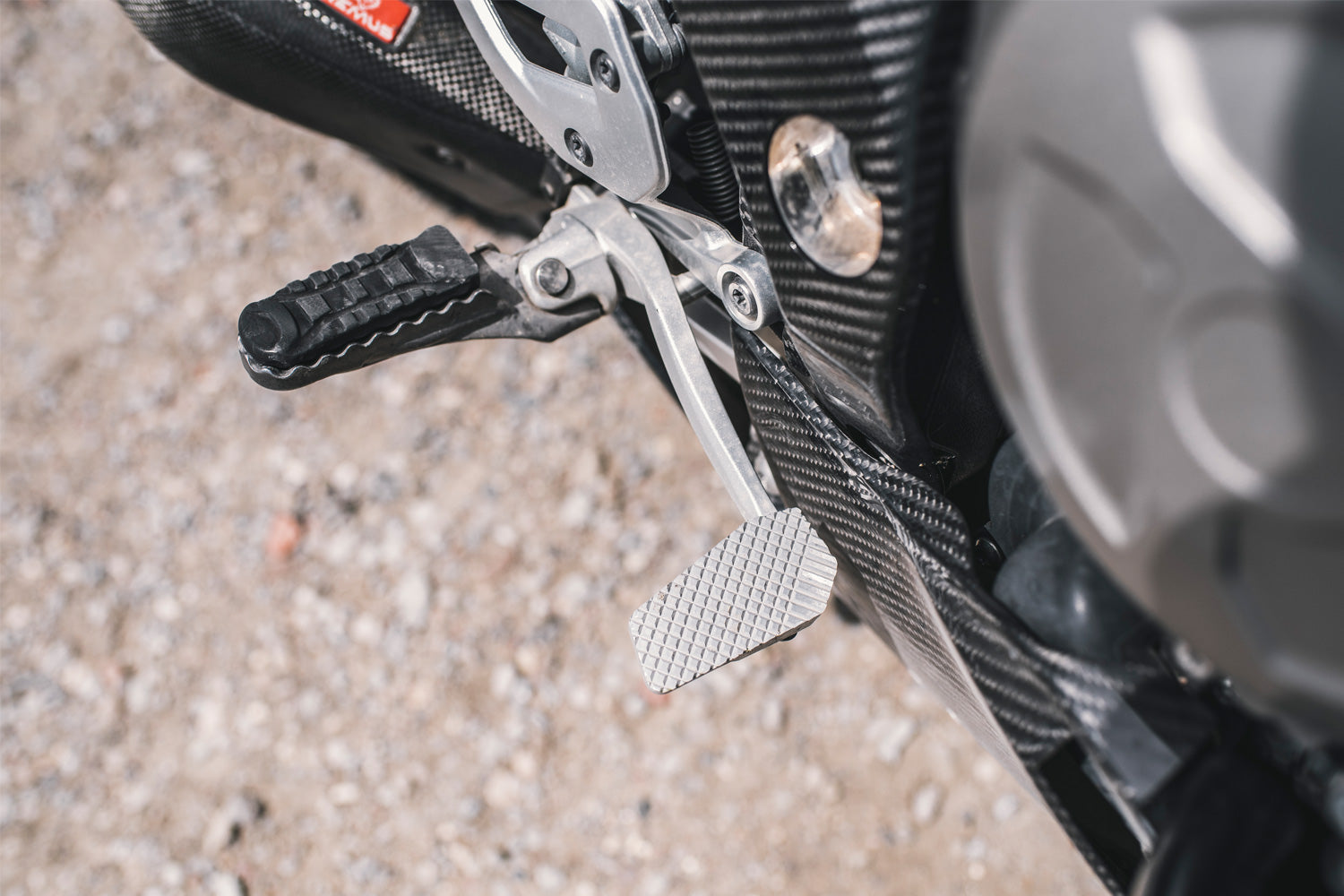 Wunderlich Brake Lever Enlargement | M 1000 XR | Silver - Pyramid Motorcycle Accessories