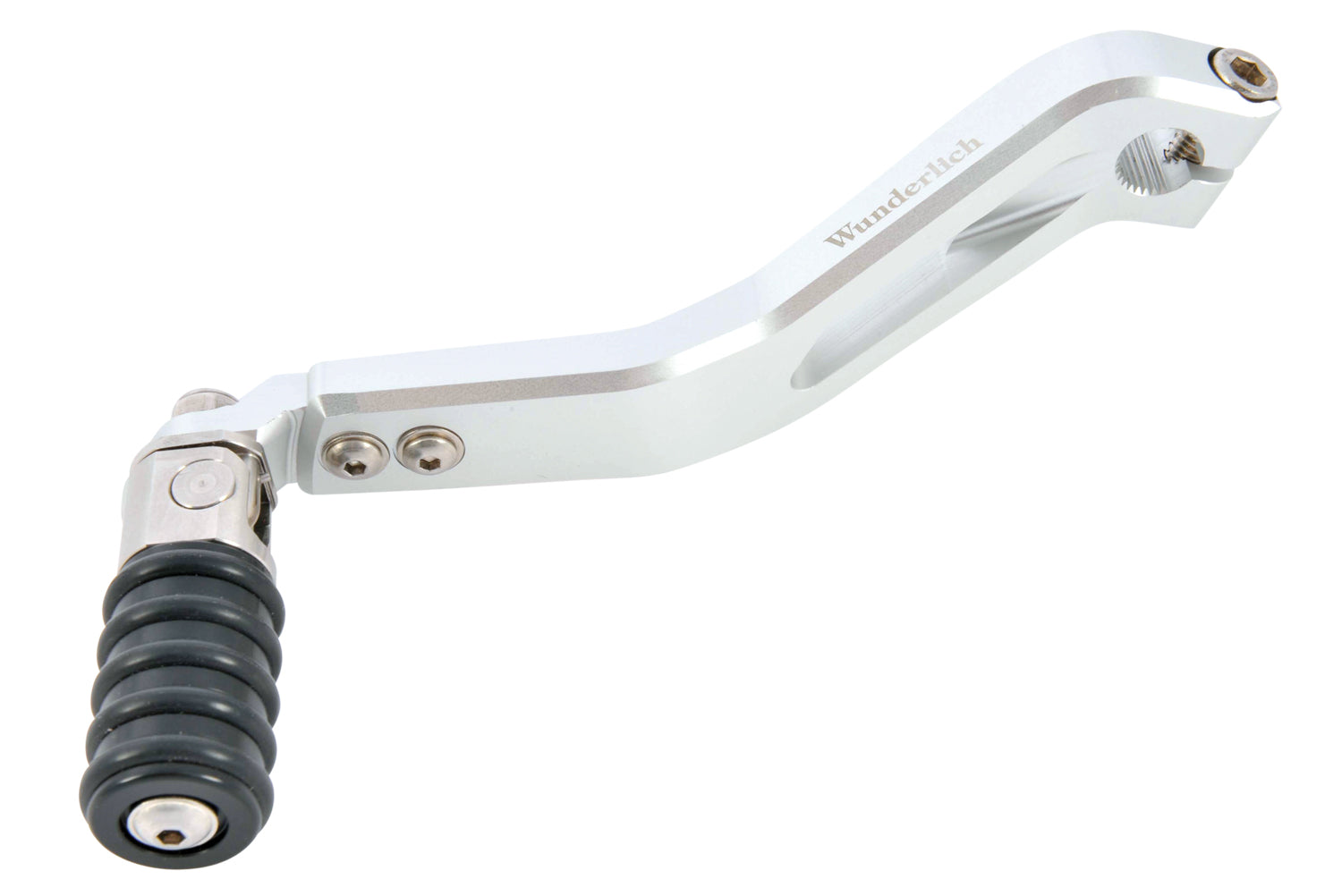 Wunderlich Gear Shift Lever Clever Adjustable | Silver | BMW F 650 GS - Pyramid Motorcycle Accessories