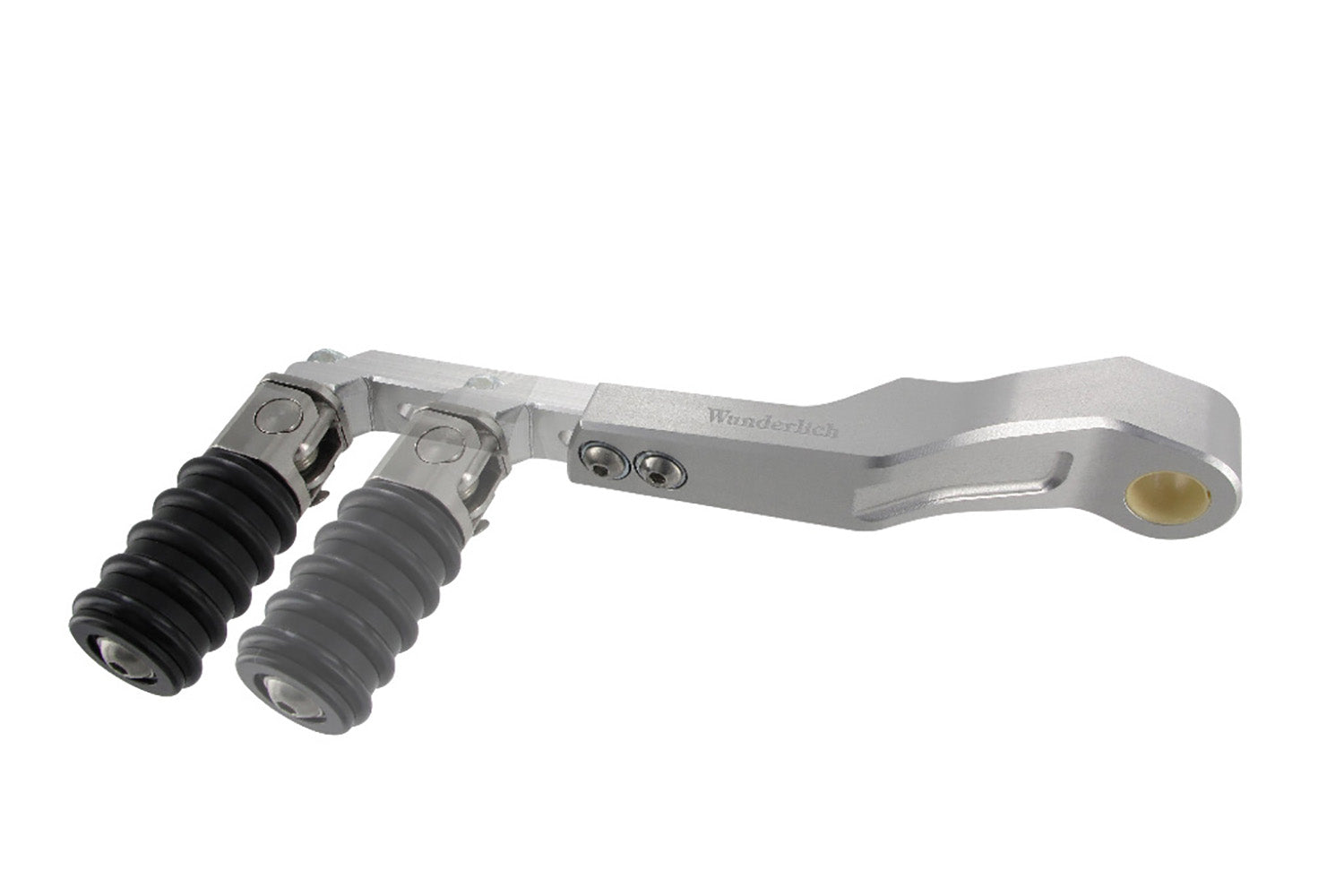 Wunderlich Adjustable Gear Shift Lever Clever Lever | Silver - Pyramid Motorcycle Accessories