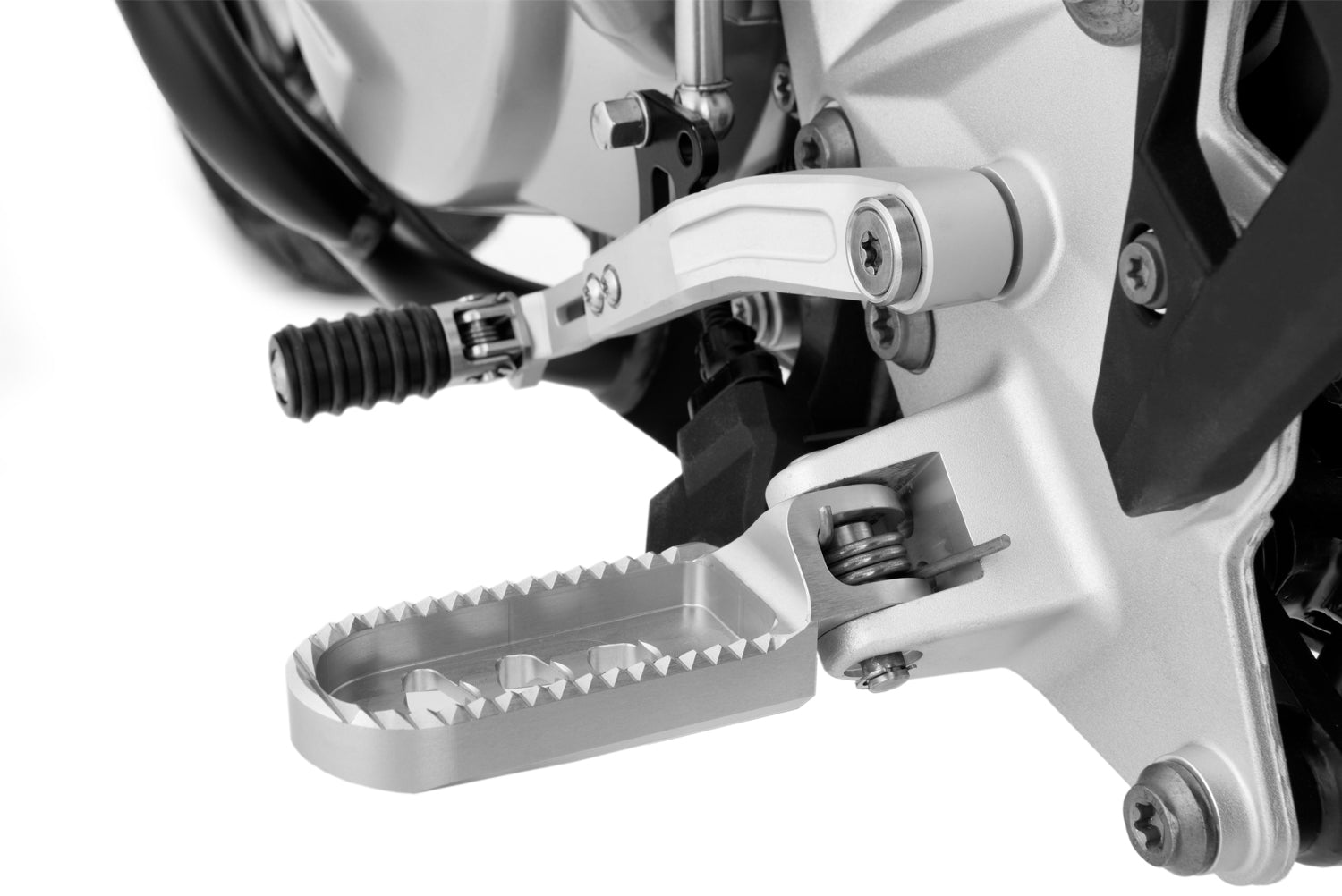 Wunderlich Gear Shift Lever Clever | Silver | BMW F 900 GS - Pyramid Motorcycle Accessories