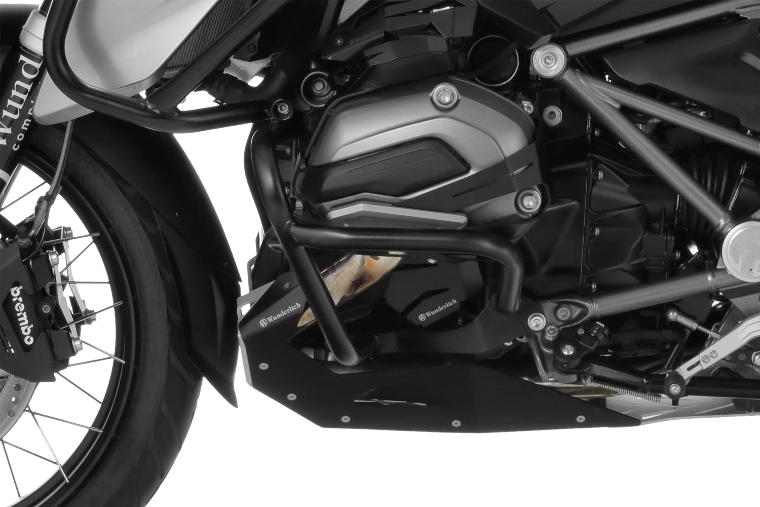 Wunderlich Engine Protection Bar | Silver - Pyramid Motorcycle Accessories