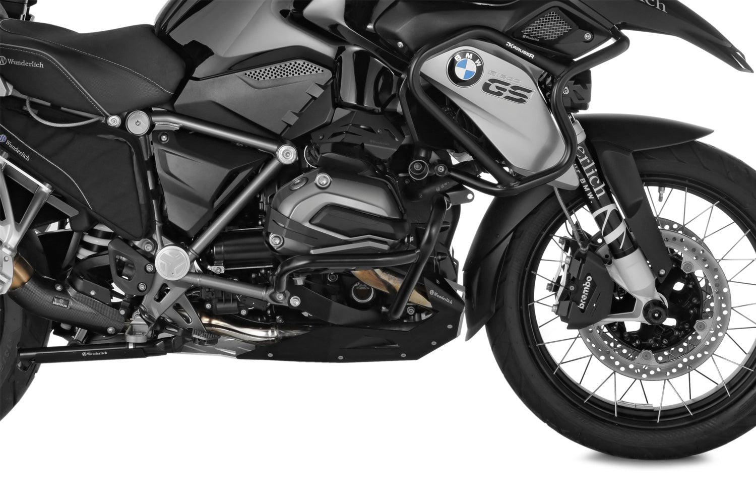 Wunderlich Engine Protection Bar | Silver - Pyramid Motorcycle Accessories