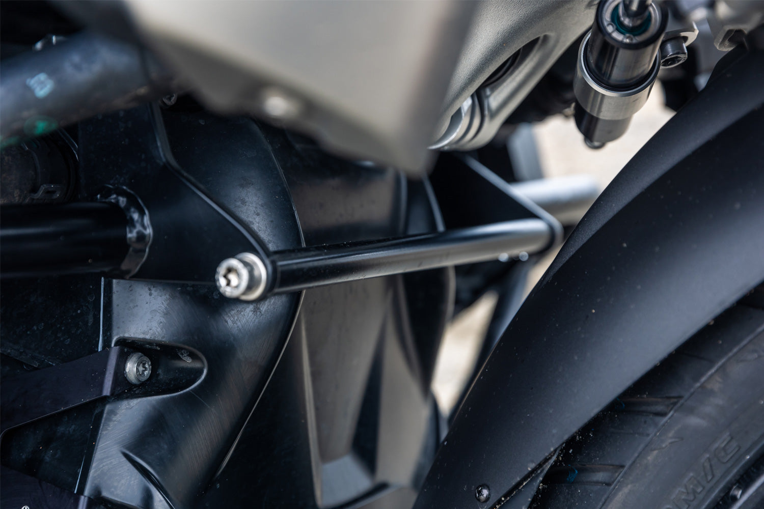 Wunderlich Compound Strut For Engine Protection Bar VA | Yellow - Pyramid Motorcycle Accessories