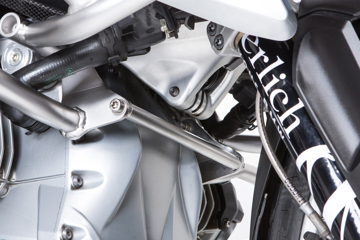 Wunderlich Compound Strut For Engine Protection Bar | Silver - Pyramid Motorcycle Accessories