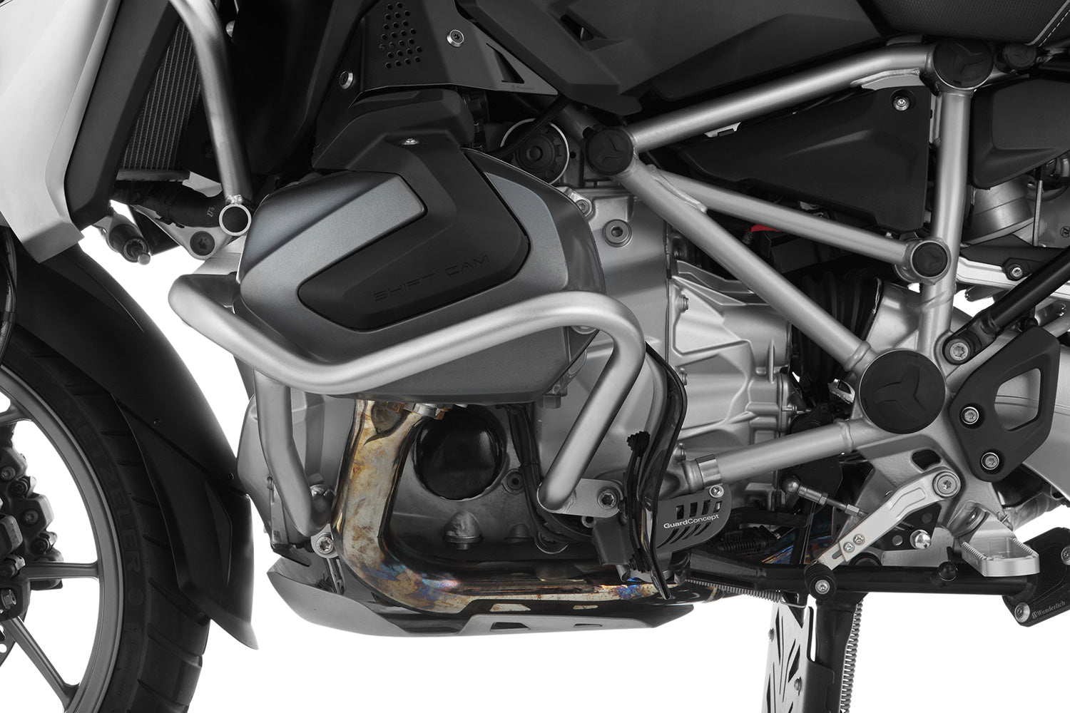 Wunderlich Engine Protection Bar | R 1250 | Silver - Pyramid Motorcycle Accessories