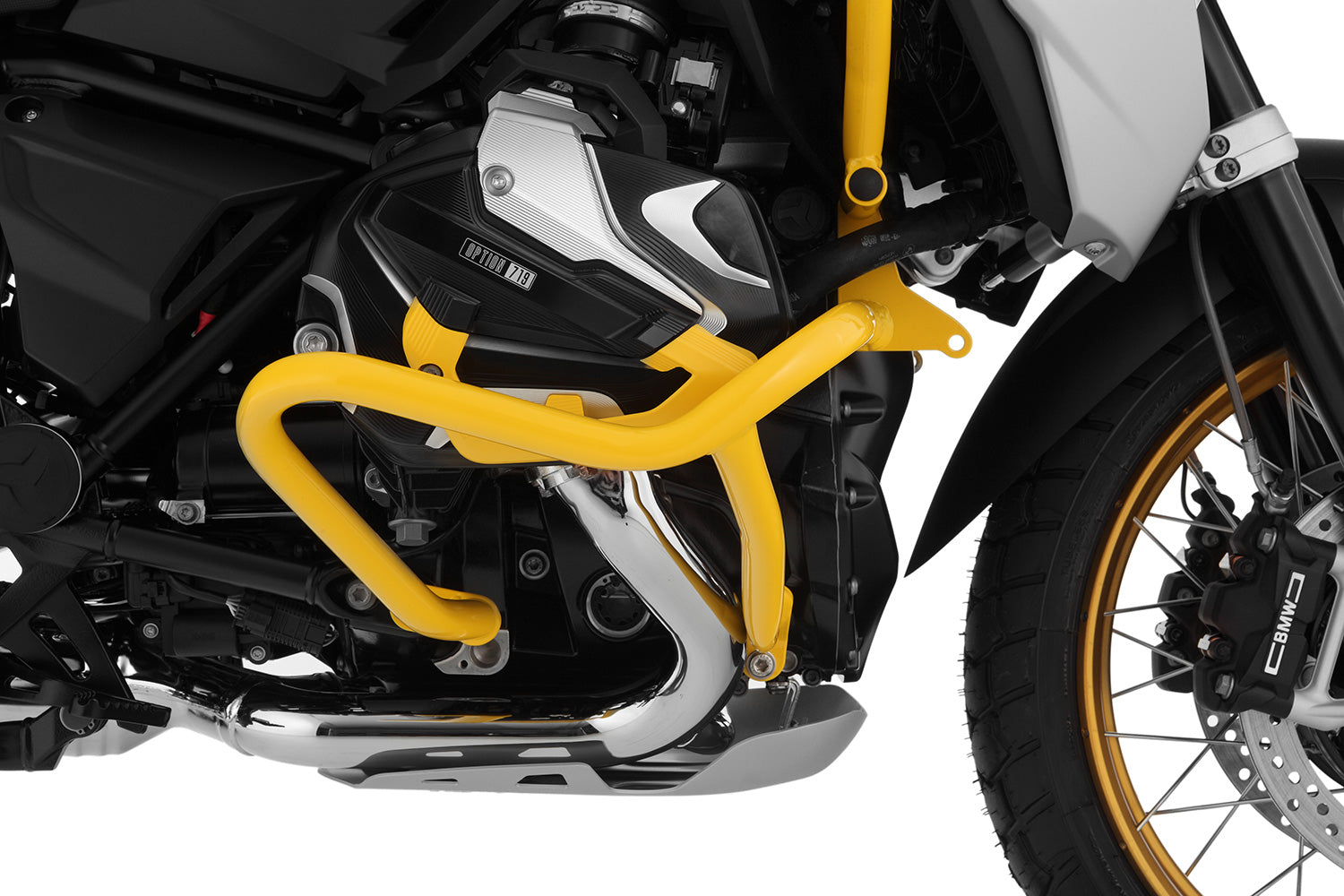 Wunderlich Engine Protection Bar | R 1250 GS | Yellow - Pyramid Motorcycle Accessories