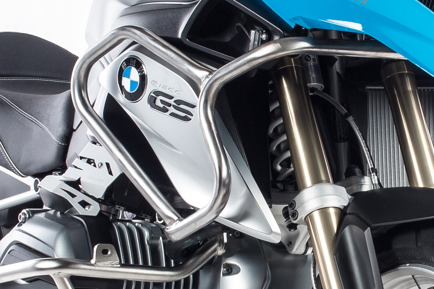 Wunderlich Tank Crash Bar Adventure Style | Silver | BMW R 1200 GS - Pyramid Motorcycle Accessories