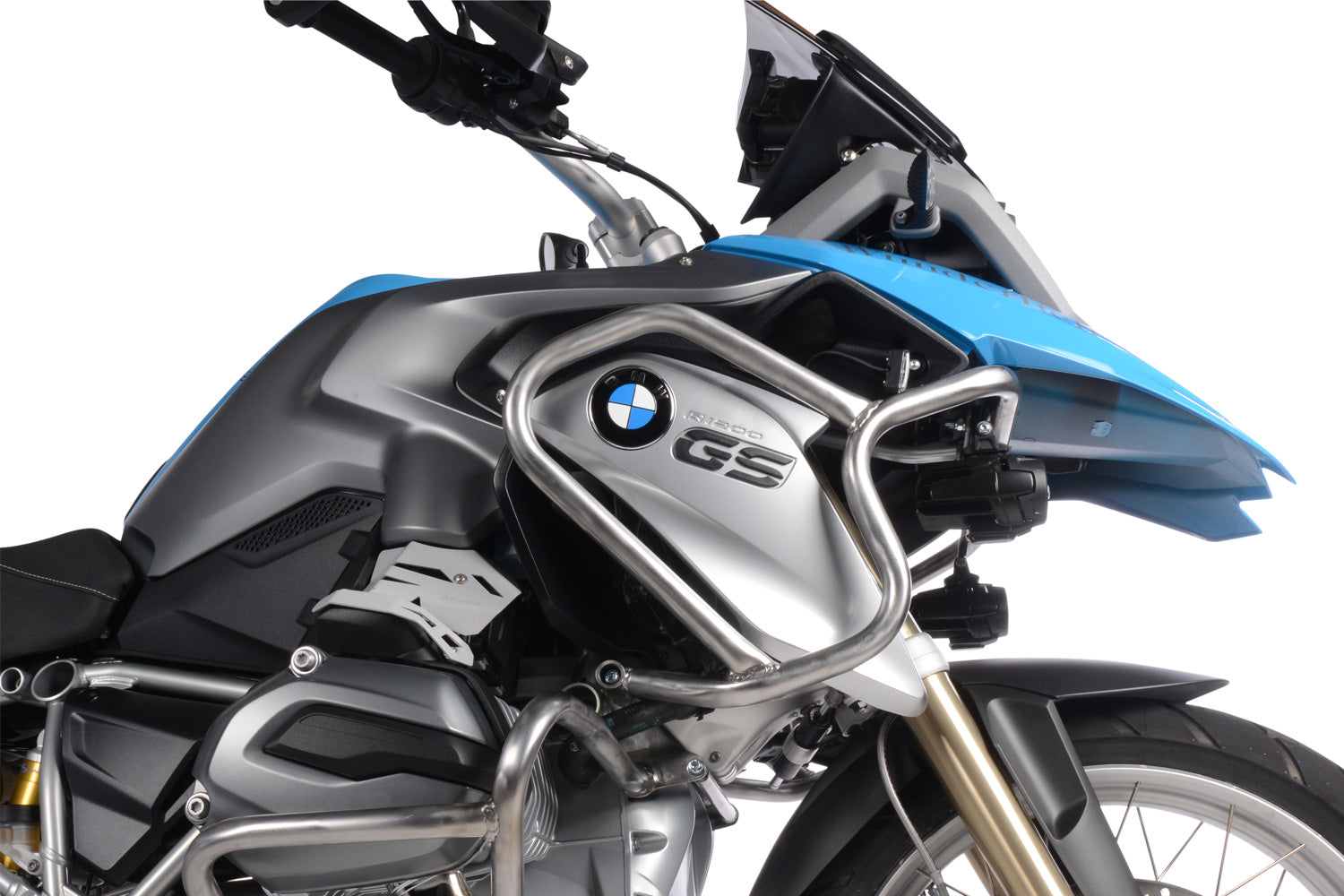 Wunderlich Tank Crash Bar Adventure Style | Silver | BMW R 1200 GS - Pyramid Motorcycle Accessories