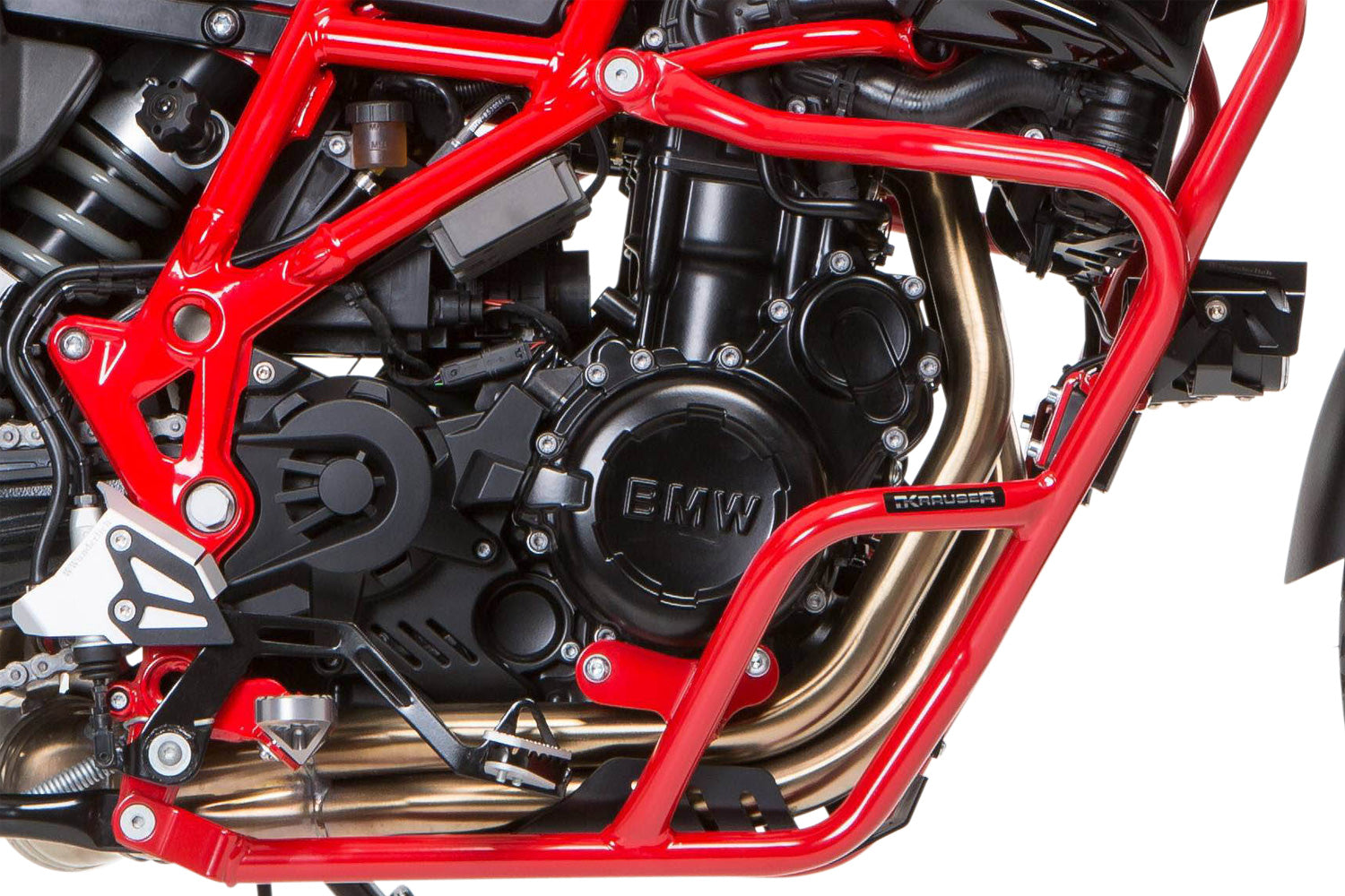 Wunderlich Protection Bar Set | Red | BMW F 800 GS - Pyramid Motorcycle Accessories