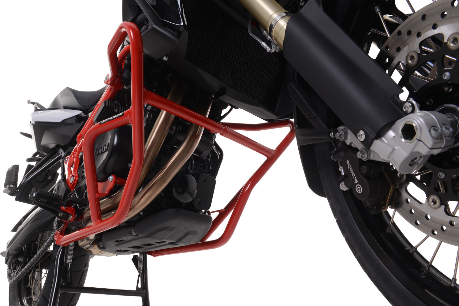 Wunderlich Protection Bar Set | Red | BMW F 800 GS - Pyramid Motorcycle Accessories