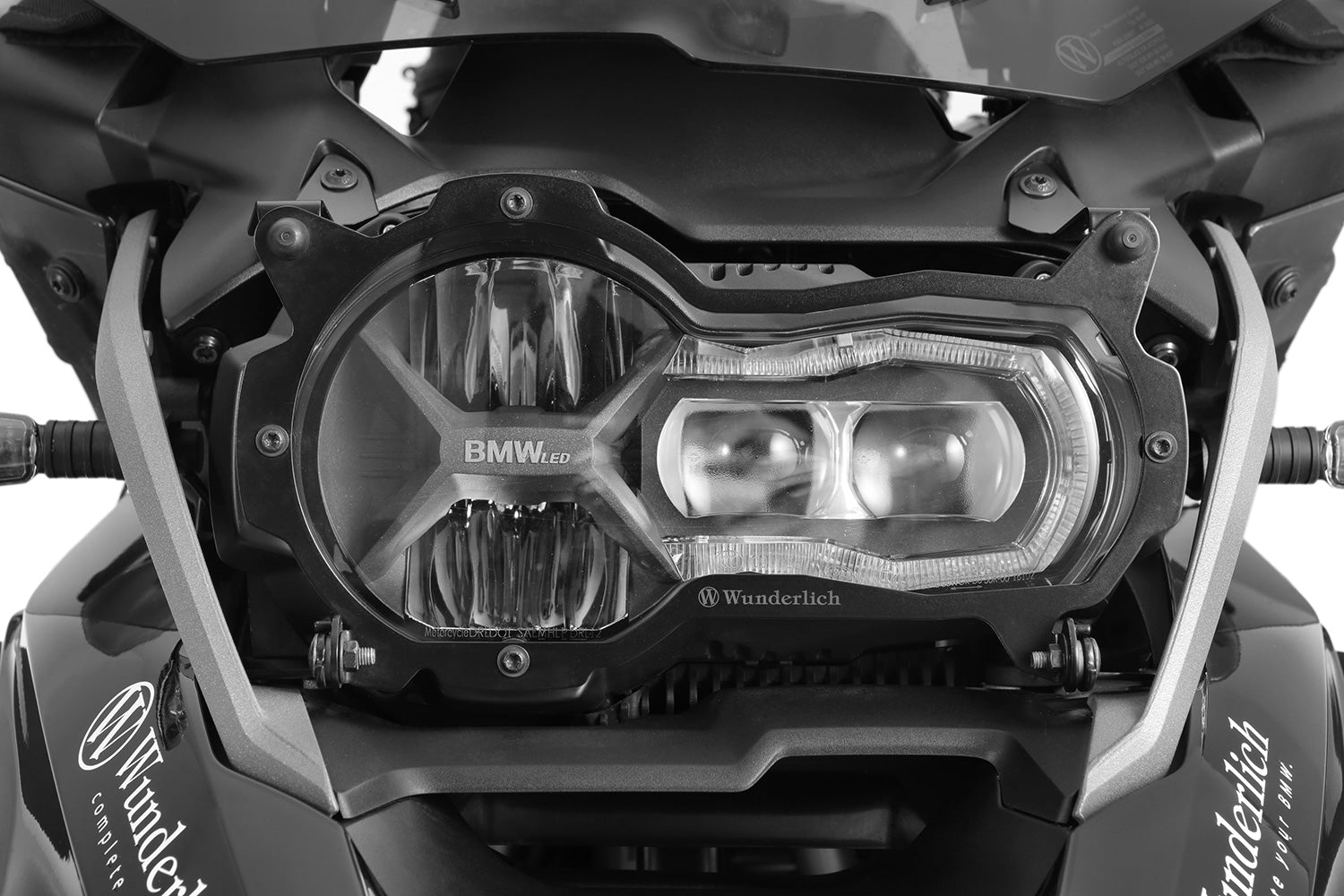 Wunderlich Headlight Protector Foldable Clear | Black - Pyramid Motorcycle Accessories